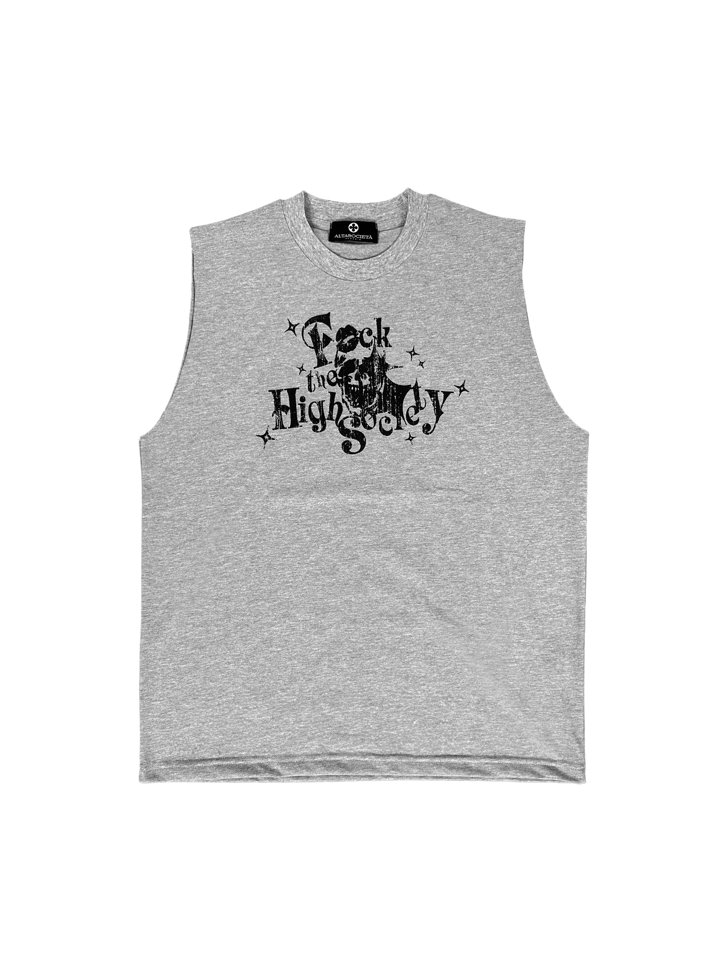 F*** GREY TOP DISTRESSED LOGO