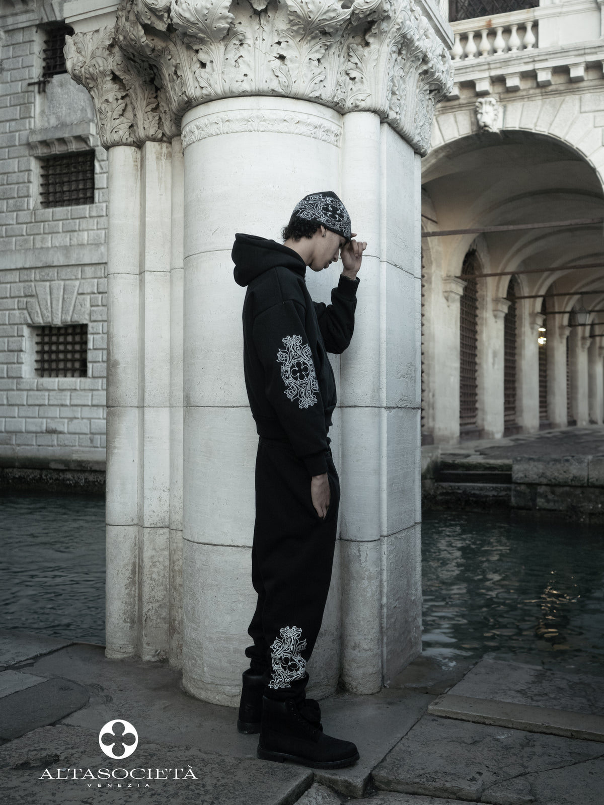 ALTASOCIETÀ BAROQUE ELASTIC PANTS
